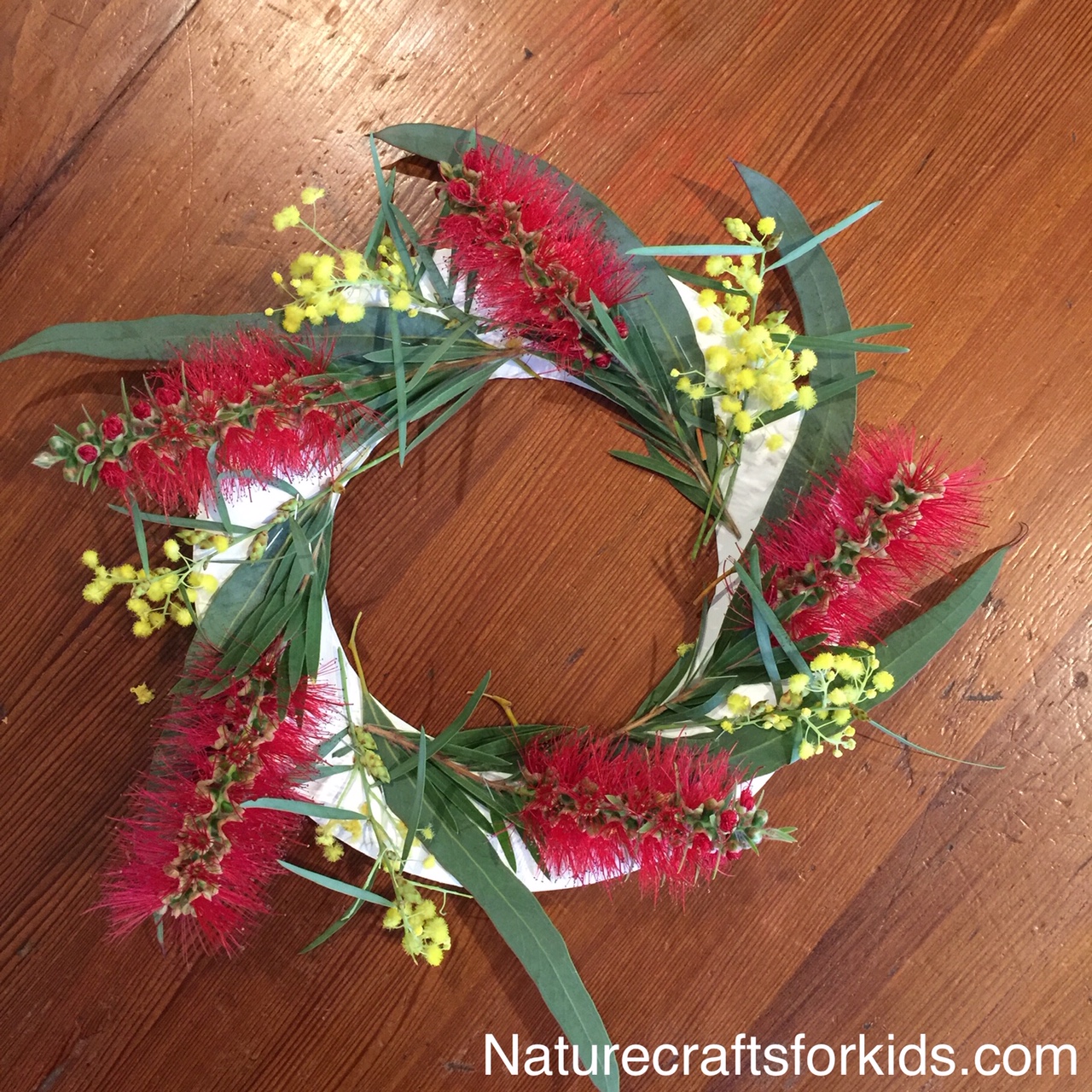 Nature Craft ANZAC Wreath