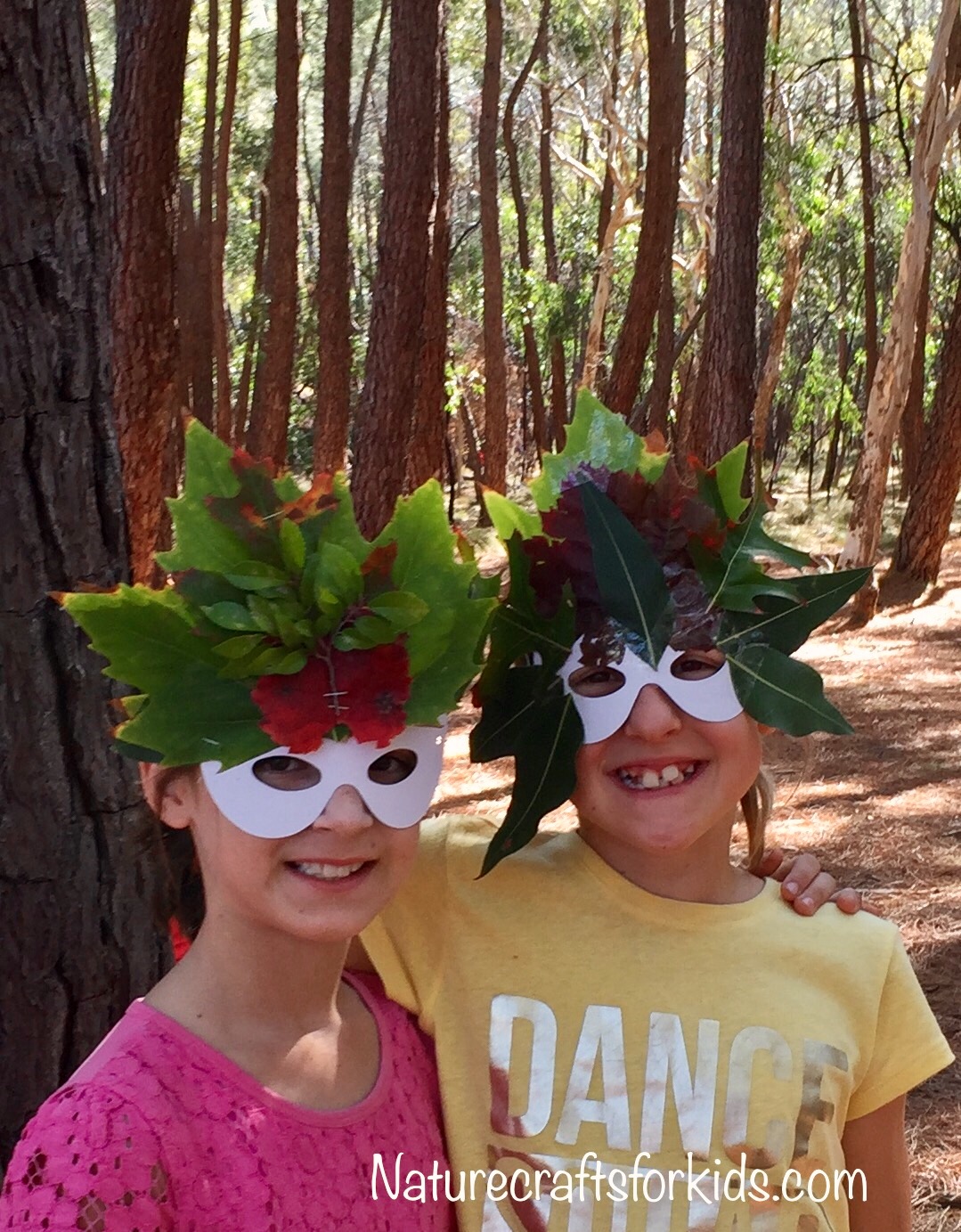 Nature Masks at NaturePlaySA Forest Festival